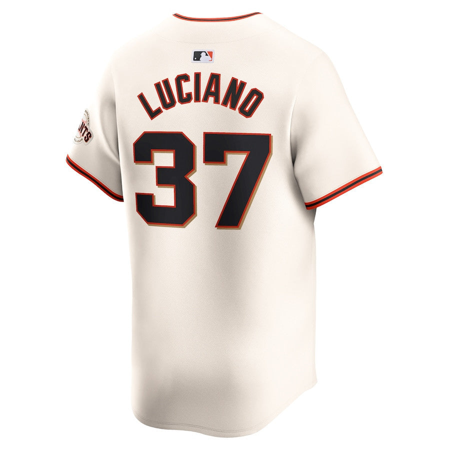 Marco Luciano 37 San Francisco Giants Home Limited Player Men Jersey - Cream