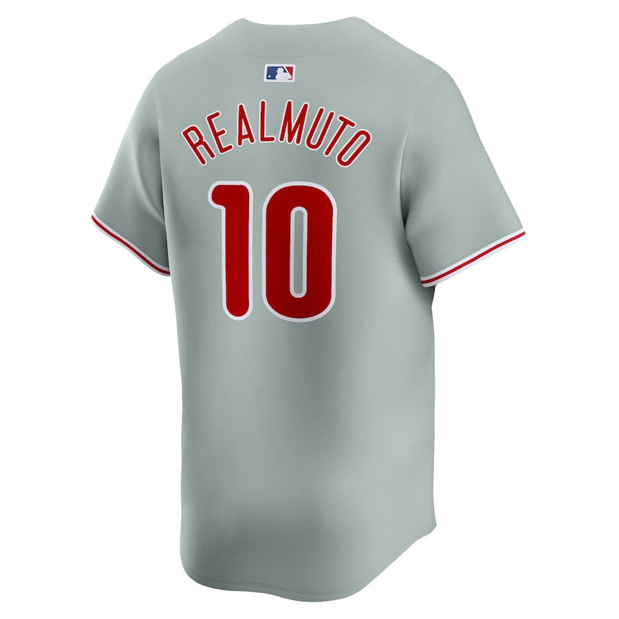 J.T. Realmuto 10 Philadelphia Phillies Away Limited Player Men Jersey - Gray