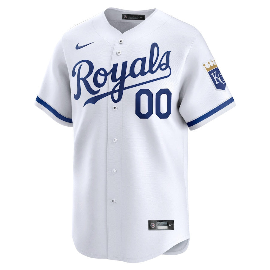 Kansas City Royals Home Limited Custom YOUTH Jersey - White