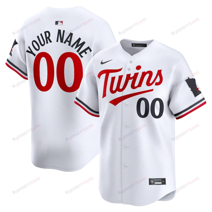 Minnesota Twins Home Limited Custom YOUTH Jersey - White