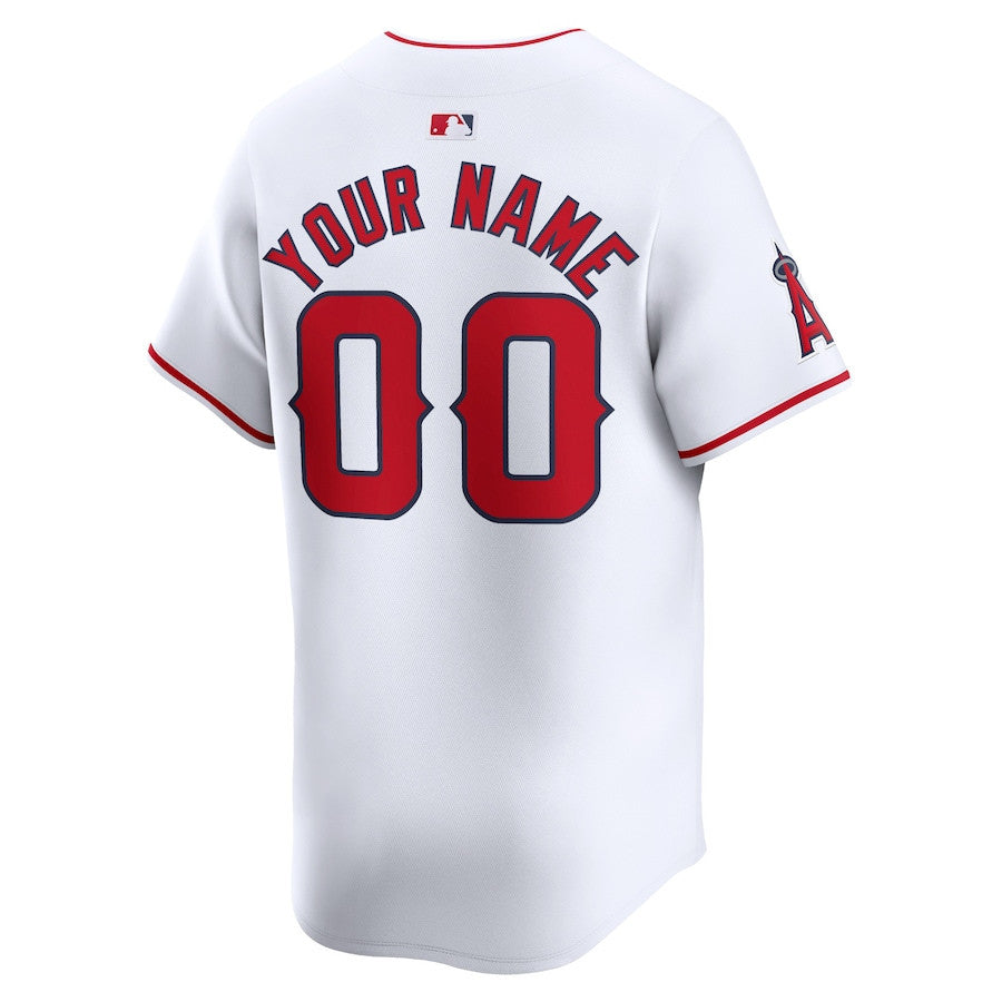 Los Angeles Angels Home Limited Custom YOUTH Jersey - White