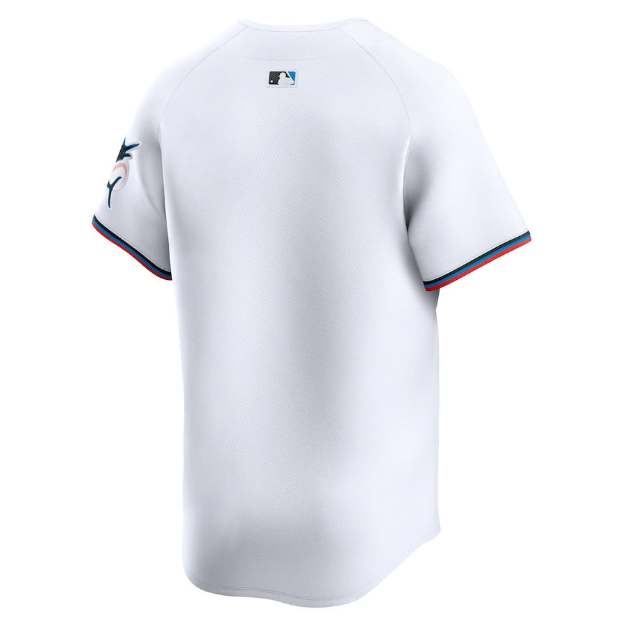 Miami Marlins Home Limited YOUTH Jersey - White