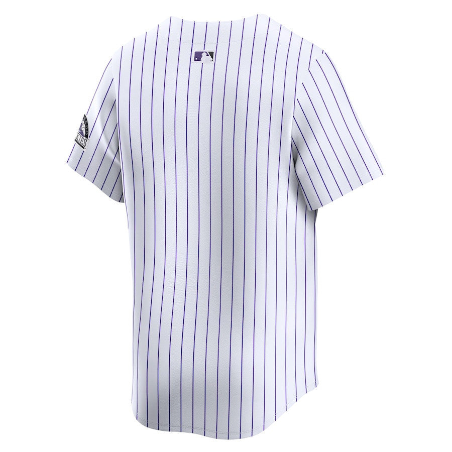 Colorado Rockies Home Limited YOUTH Jersey - White