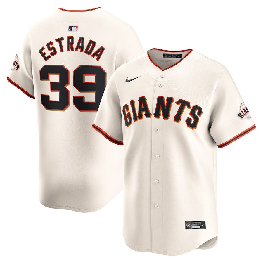 Thairo Estrada 39 San Francisco Giants Home Limited Men Jersey - Cream