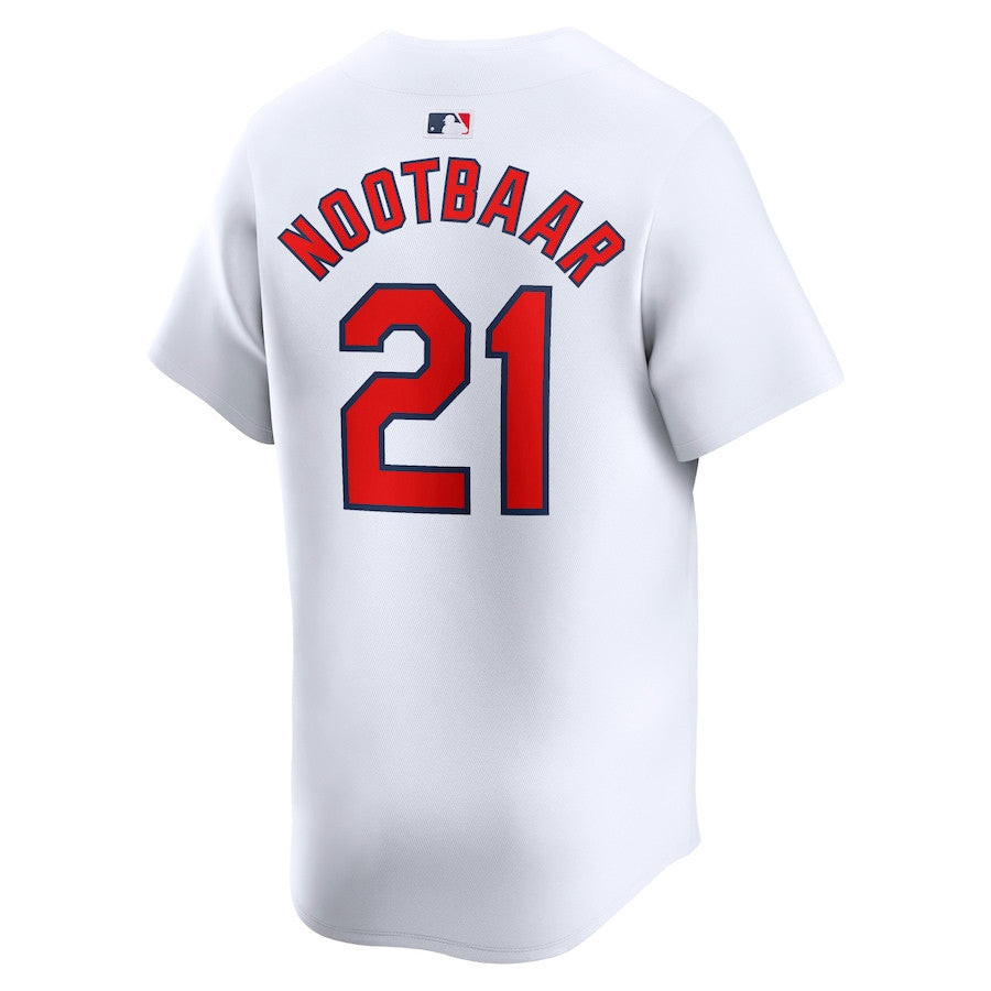 Lars Nootbaar 21 St. Louis Cardinals Home Limited Men Jersey - White