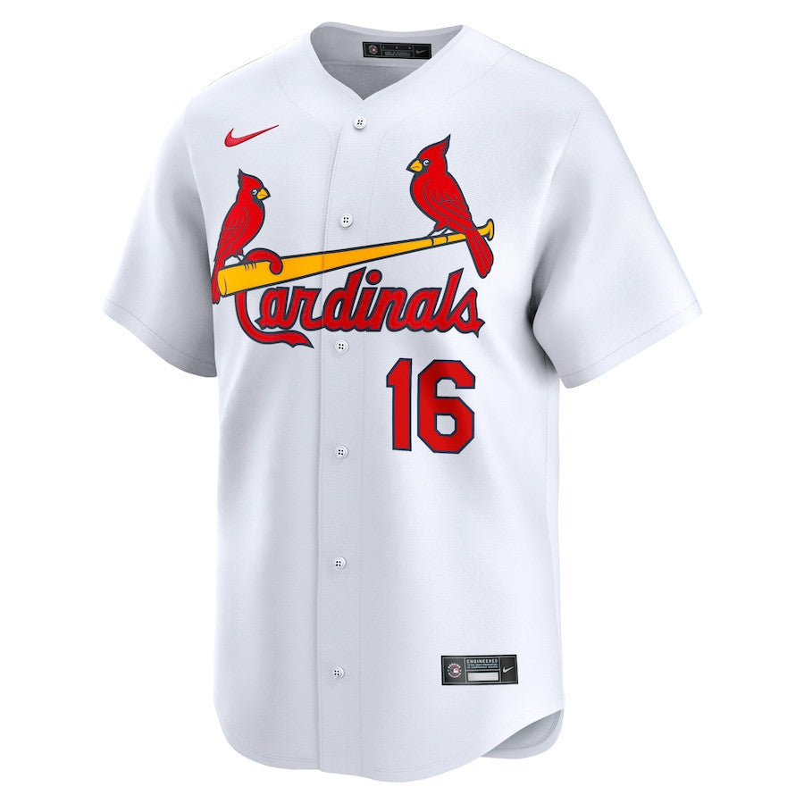Nolan Gorman 16 St. Louis Cardinals Home Limited Men Jersey - White