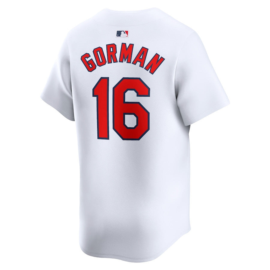 Nolan Gorman 16 St. Louis Cardinals Home Limited Men Jersey - White