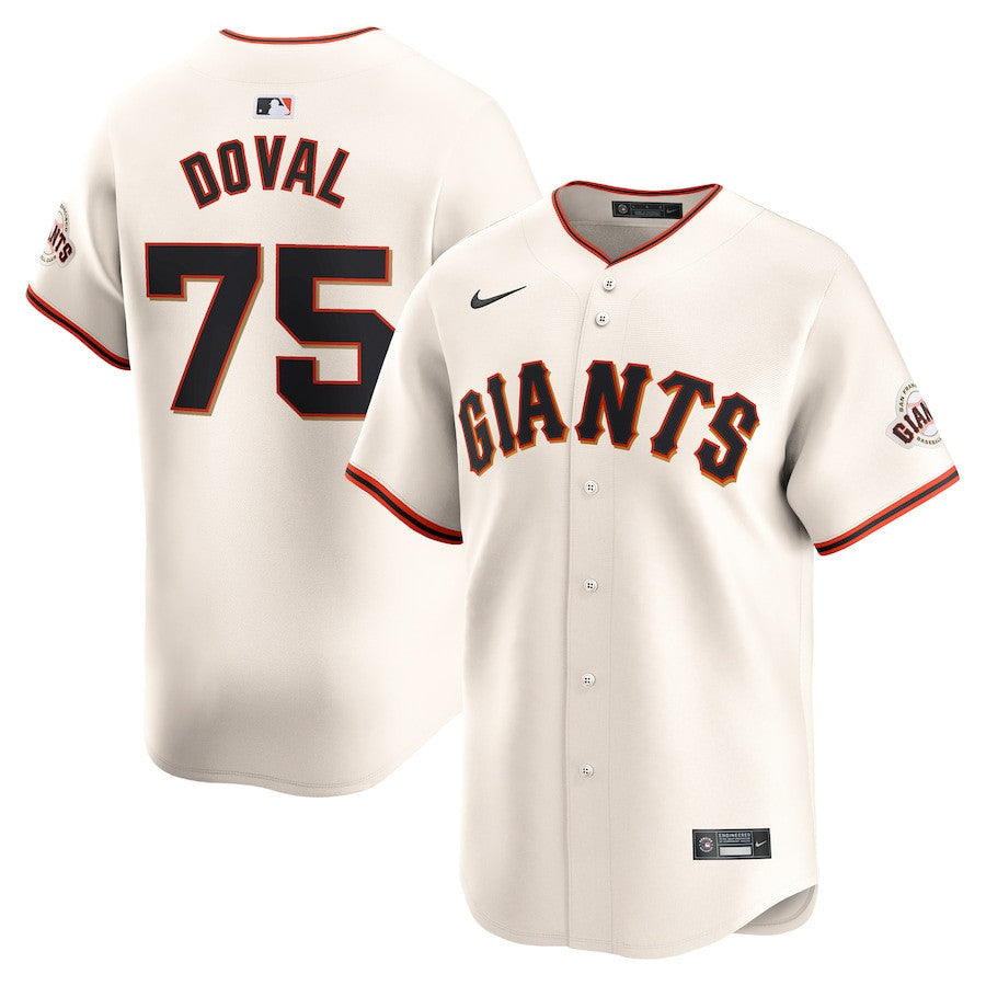 Camilo Doval 75 San Francisco Giants Home Limited Men Jersey - Cream