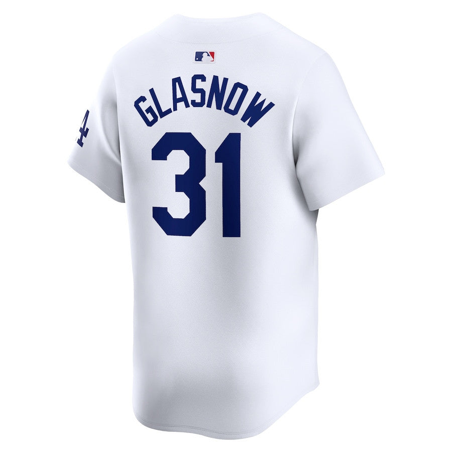 Tyler Glasnow 31 Los Angeles Dodgers Home Limited Player Men Jersey - White