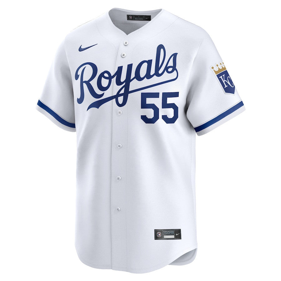 Cole Ragans 55 Kansas City Royals Home Limited Player Men Jersey - White