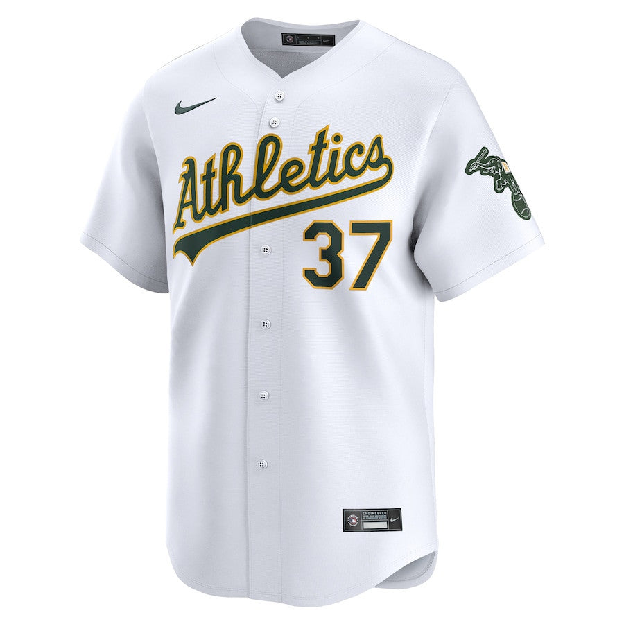 Tyler Soderstrom 37 Oakland Athletics Home Limited Player Men Jersey - White