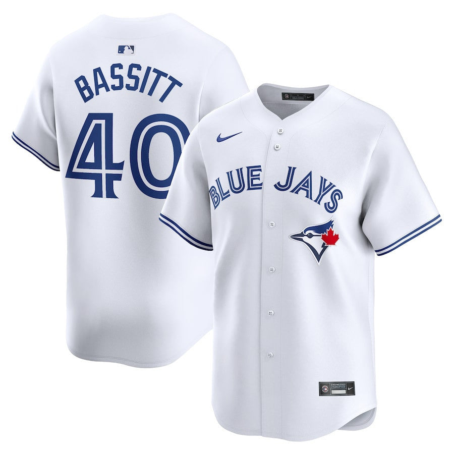 Chris Bassitt 40 Toronto Blue Jays Home Limited Player Men Jersey - White