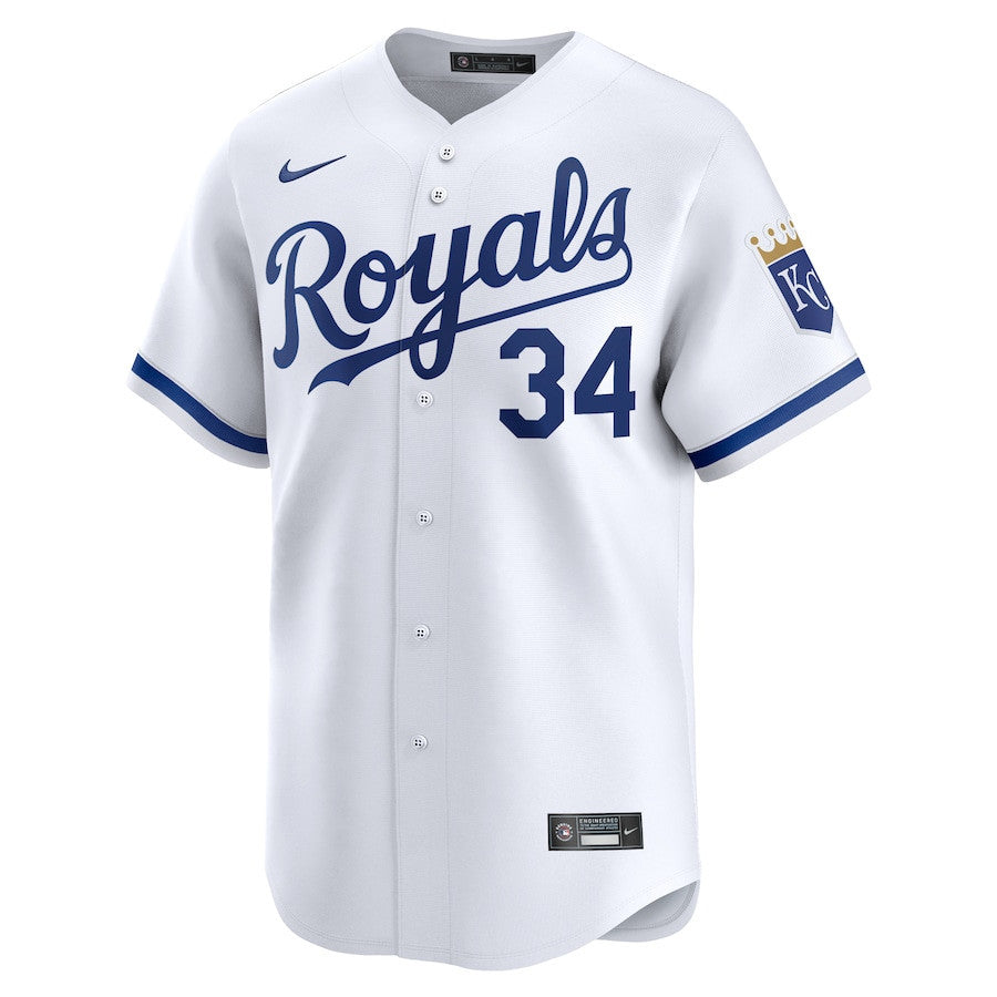 Freddy Fermin 34 Kansas City Royals Home Limited Player Men Jersey - White
