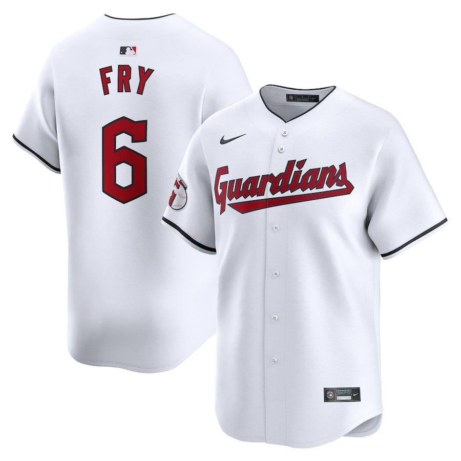 David Fry 6 Cleveland Guardians Home Limited Player Men Jersey - White