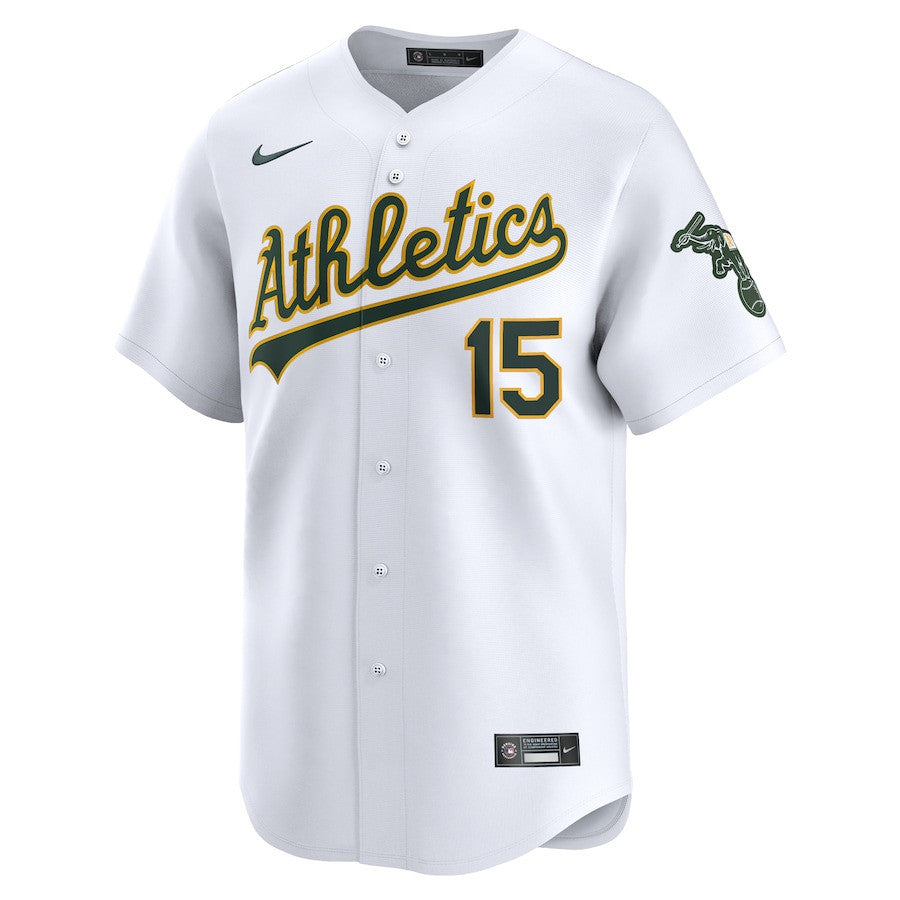 Seth Brown 15 Oakland Athletics Home Limited Player Men Jersey - White