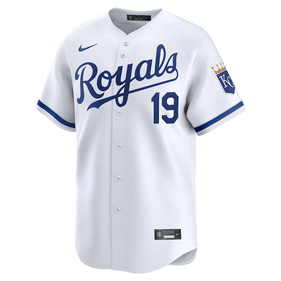 Michael Massey 19 Kansas City Royals Home Limited Player Men Jersey - White
