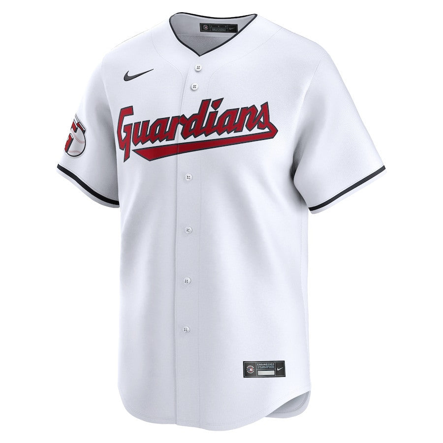Myles Straw 7 Cleveland Guardians Home Limited Player Men Jersey - White