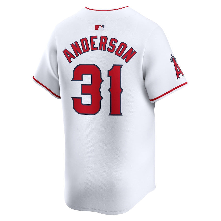 Tyler Anderson 31 Los Angeles Angels Home Limited Player Men Jersey - White