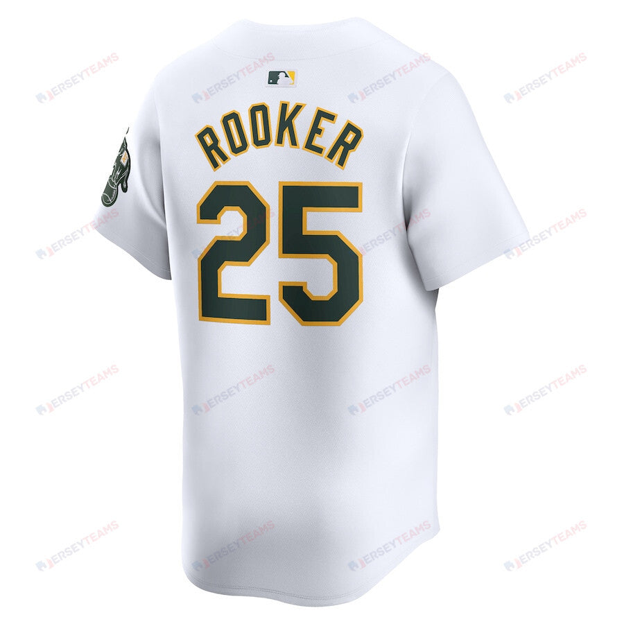 Brent Rooker 25 Oakland Athletics Home Limited Player Men Jersey - White