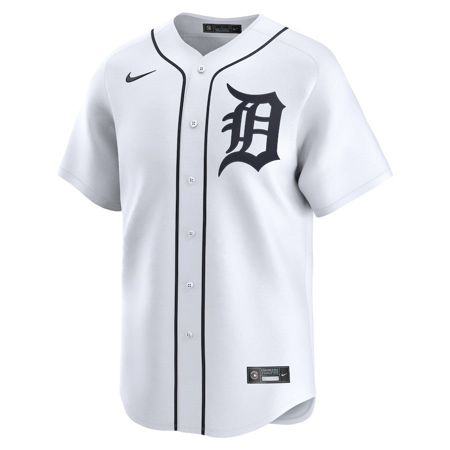 Parker Meadows 22 Detroit Tigers Home Limited Player Men Jersey - White