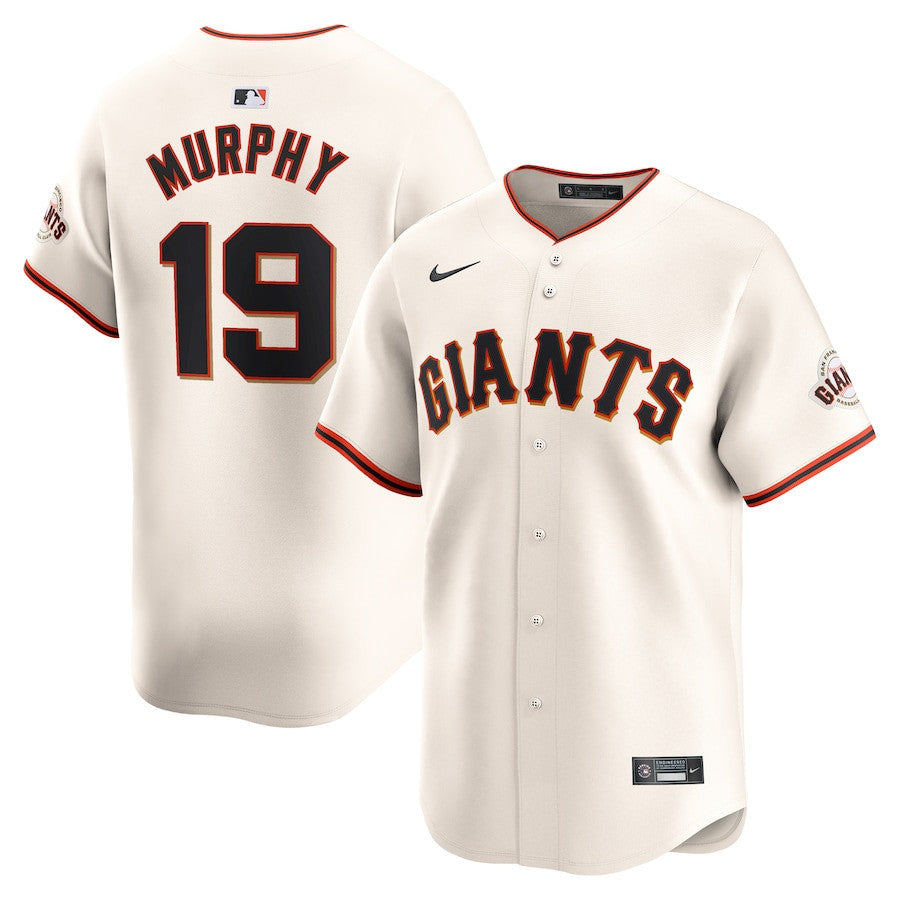 Tom Murphy 19 San Francisco Giants Home Limited Player Men Jersey - Cream