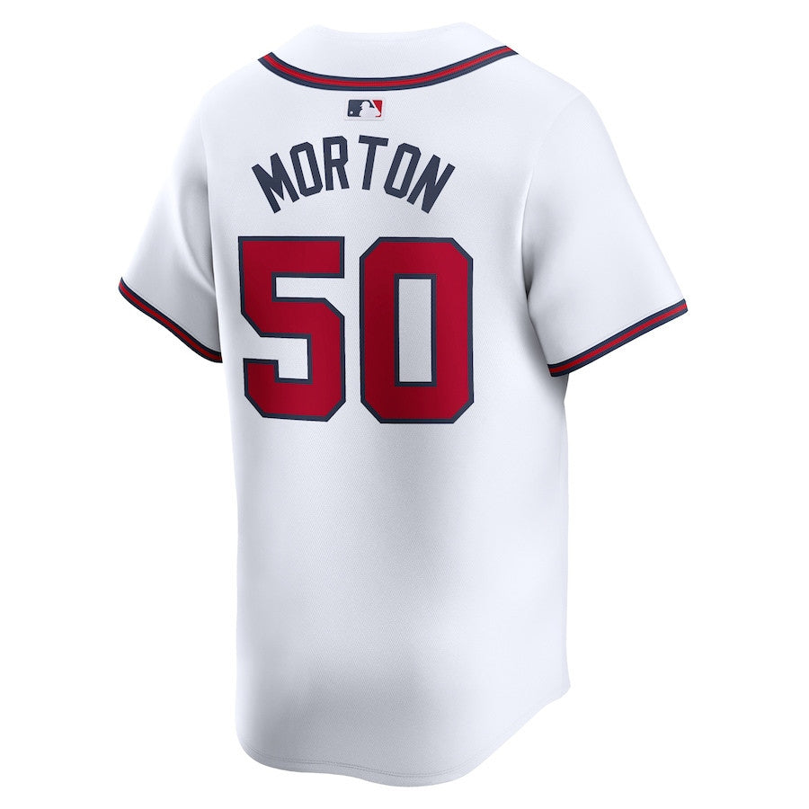 Charlie Morton 50 Atlanta Braves Home Limited Player Men Jersey - White