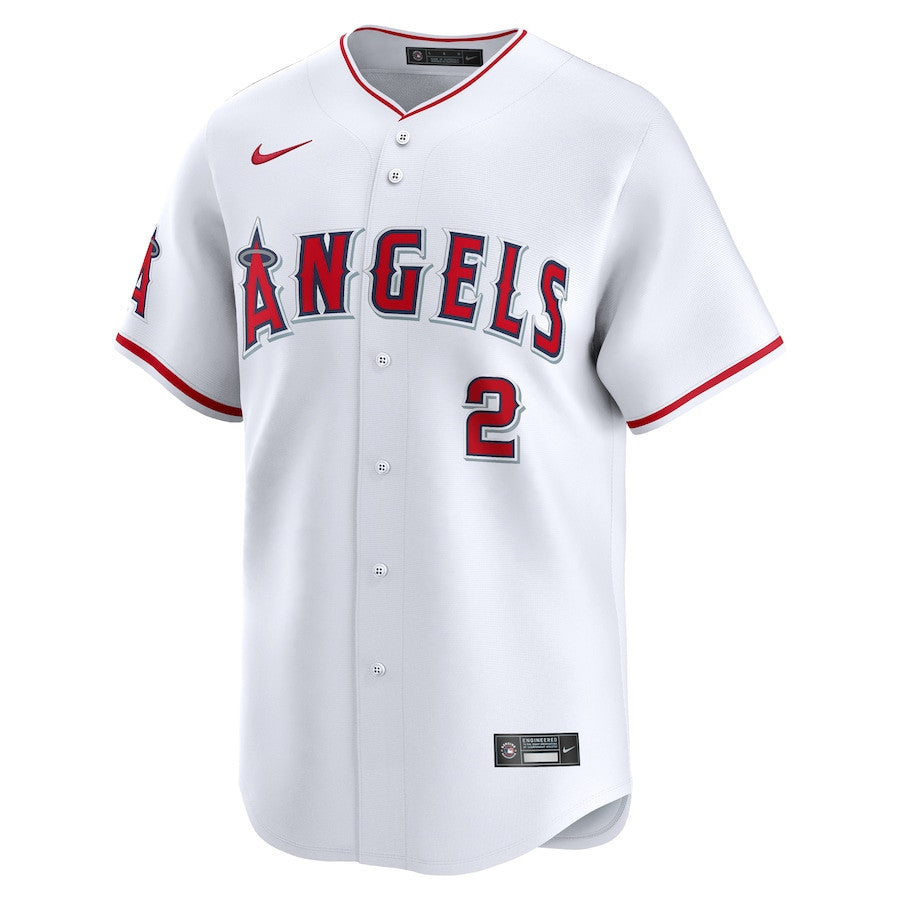 Luis Rengifo 2 Los Angeles Angels Home Limited Player Men Jersey - White