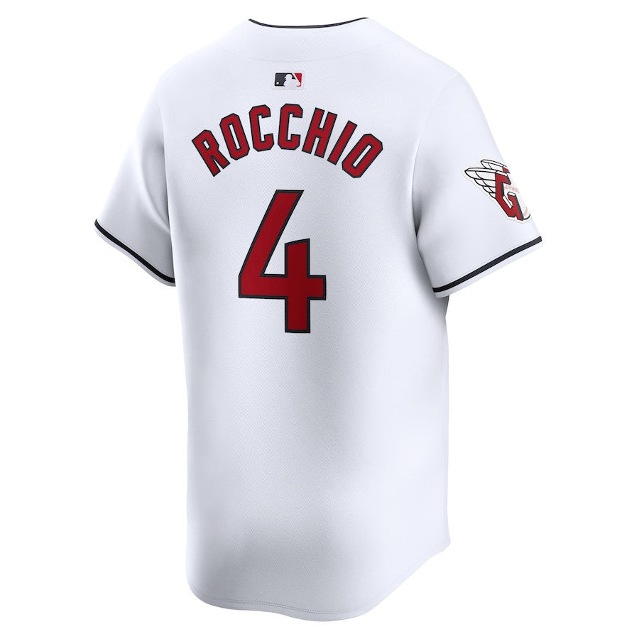 Brayan Rocchio 4 Cleveland Guardians Home Limited Player Men Jersey - White