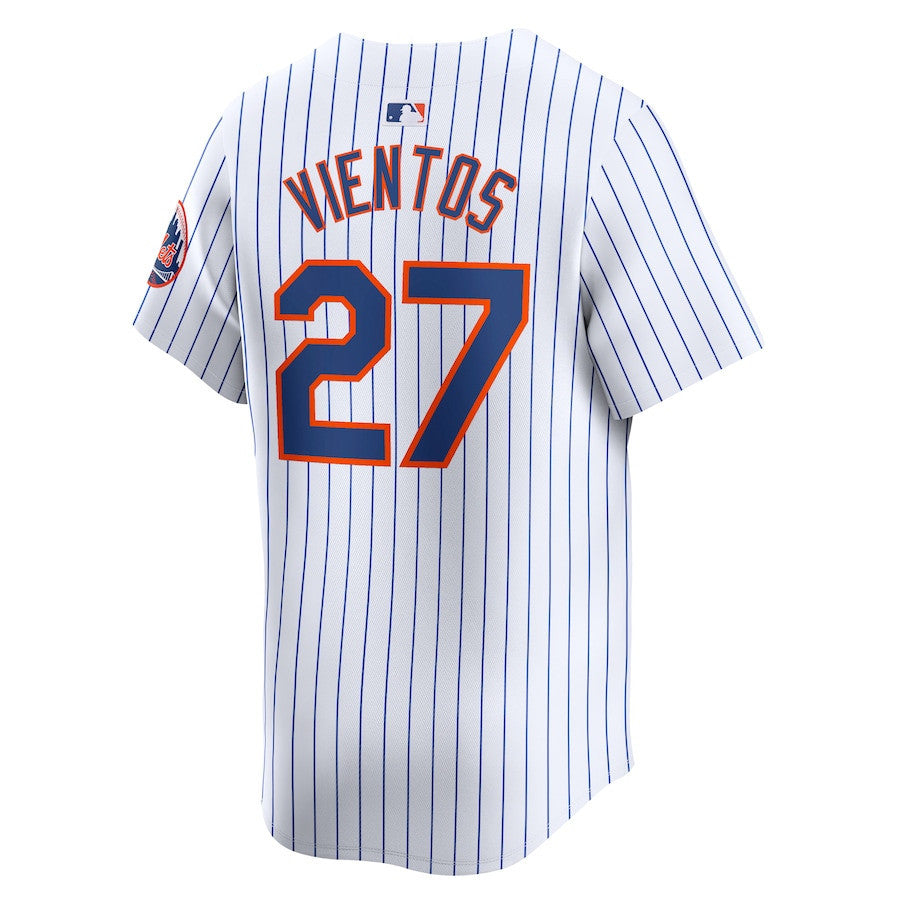 Mark Vientos 27 New York Mets Home Limited Player Men Jersey - White