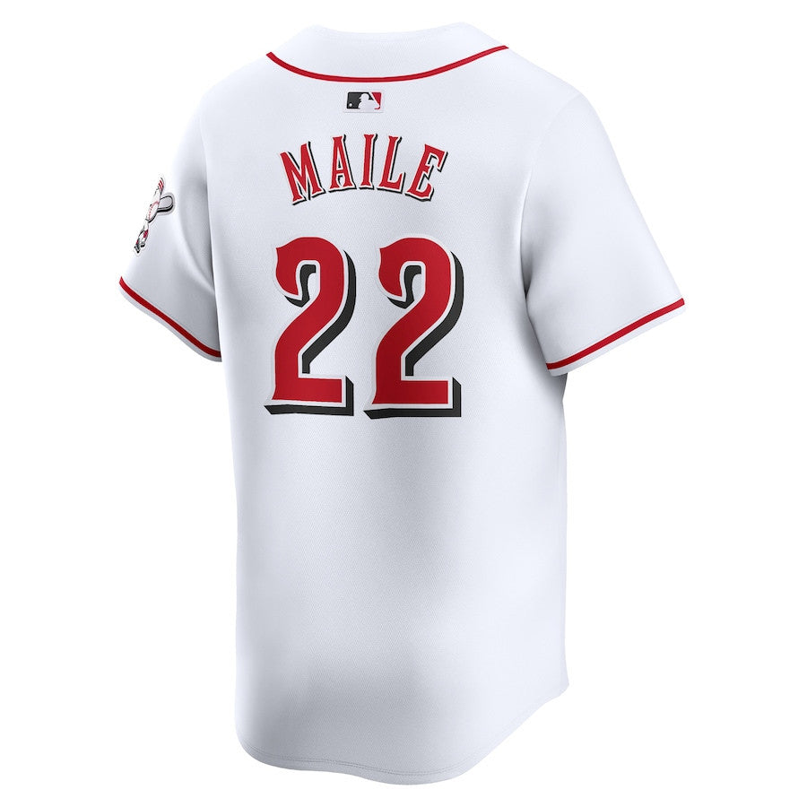 Luke Maile 22 Cincinnati Reds Home Limited Player Men Jersey - White