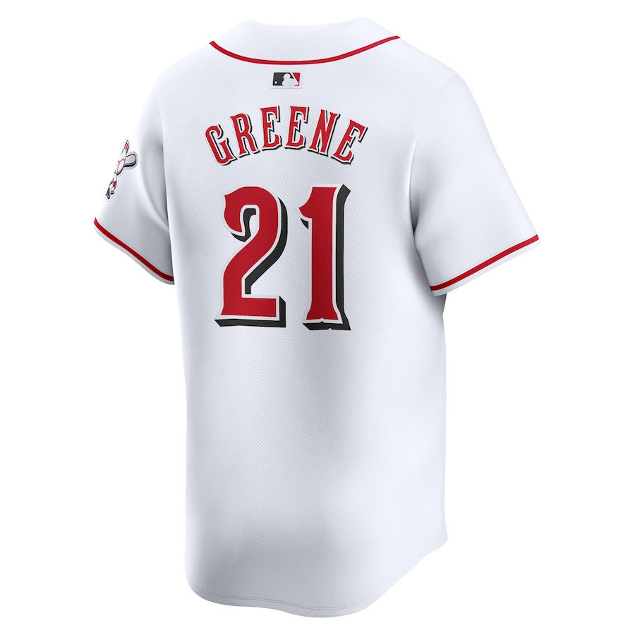 Hunter Greene 21 Cincinnati Reds Home Limited Player Men Jersey - White