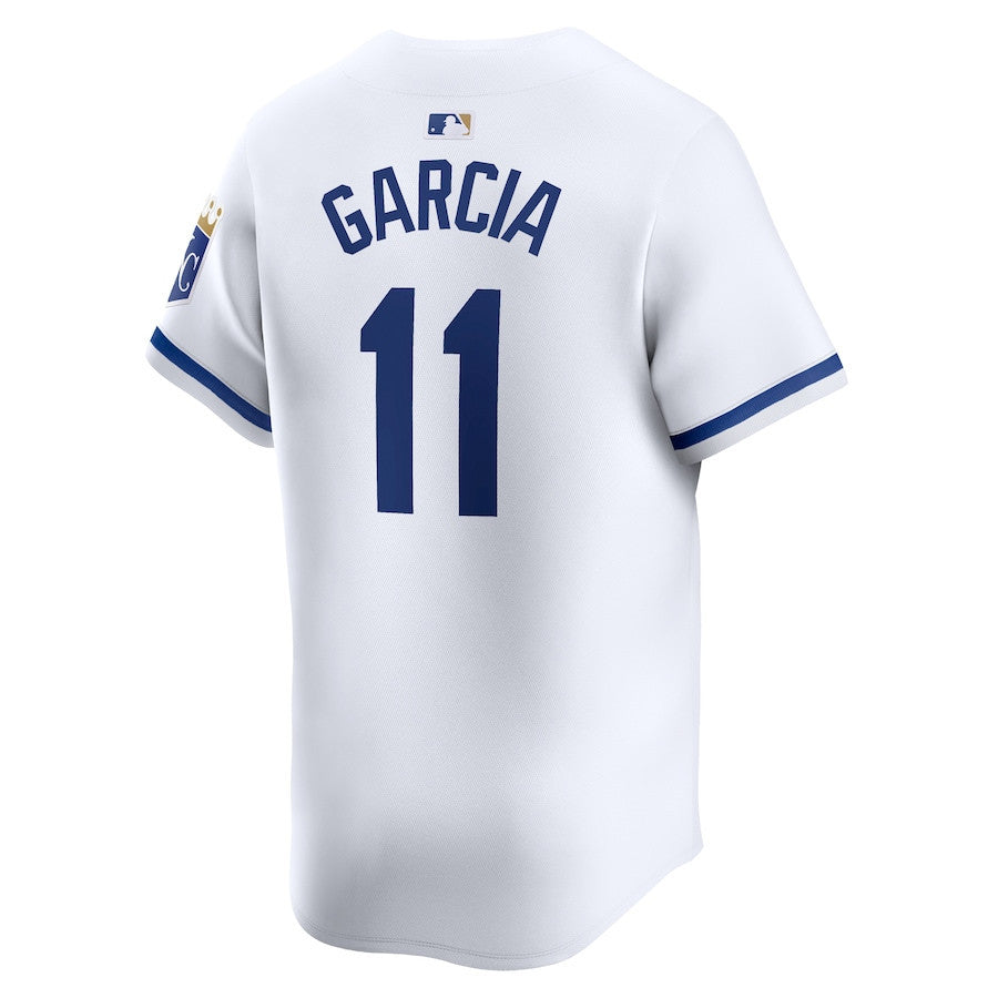 Maikel Garcia 11 Kansas City Royals Home Limited Player Men Jersey - White