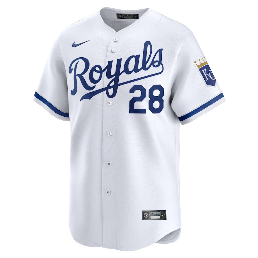 Kyle Isbel 28 Kansas City Royals Home Limited Player Men Jersey - White