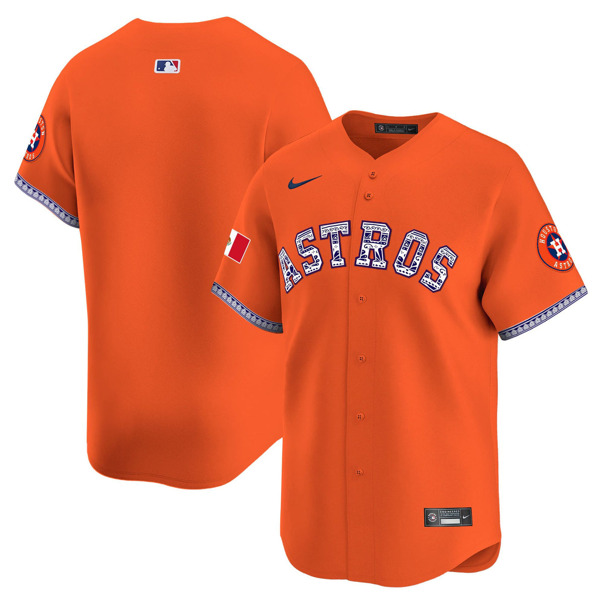 Houston Astros Mexico Men Jersey - Orange