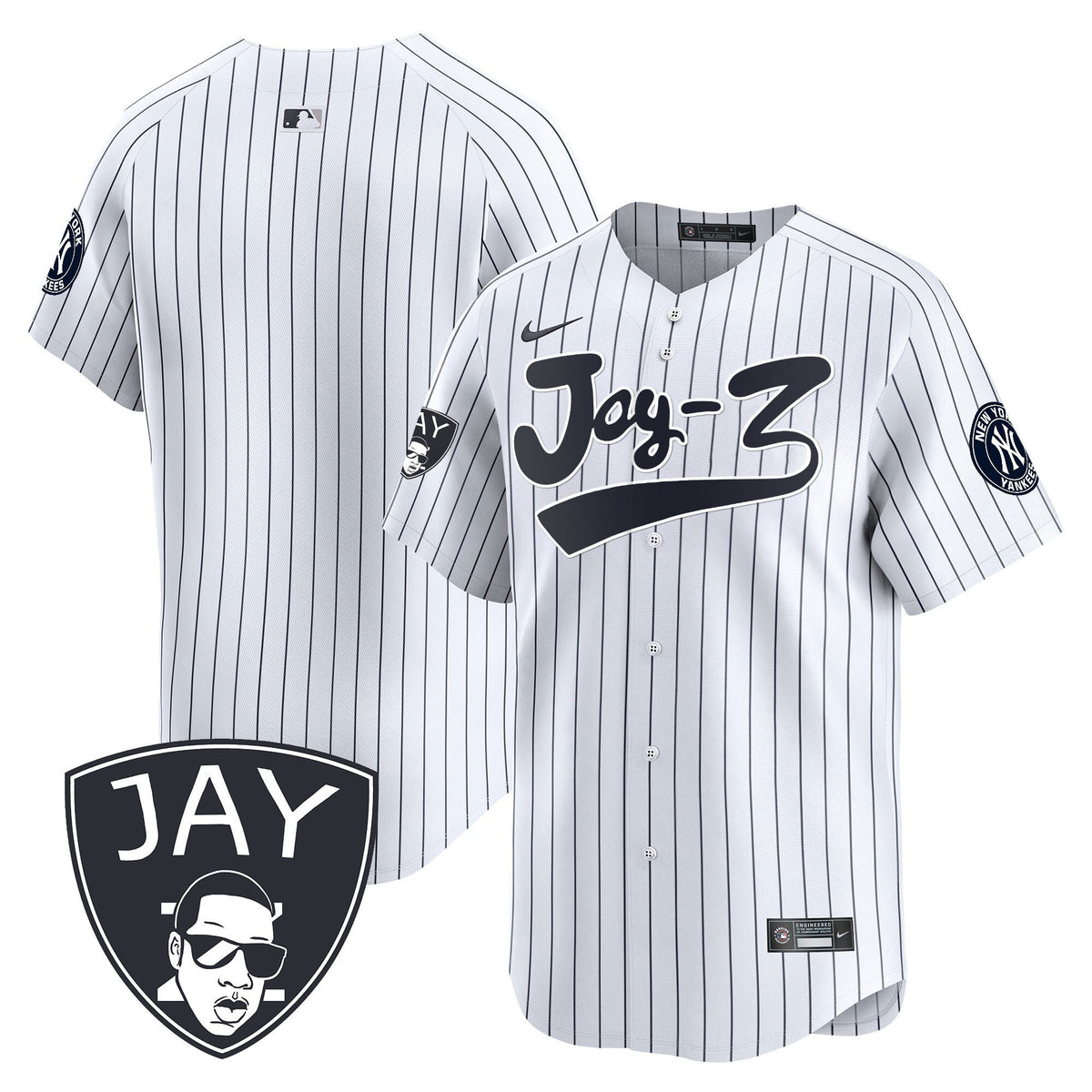 New York Yankees Jay-Z Men Jersey - White