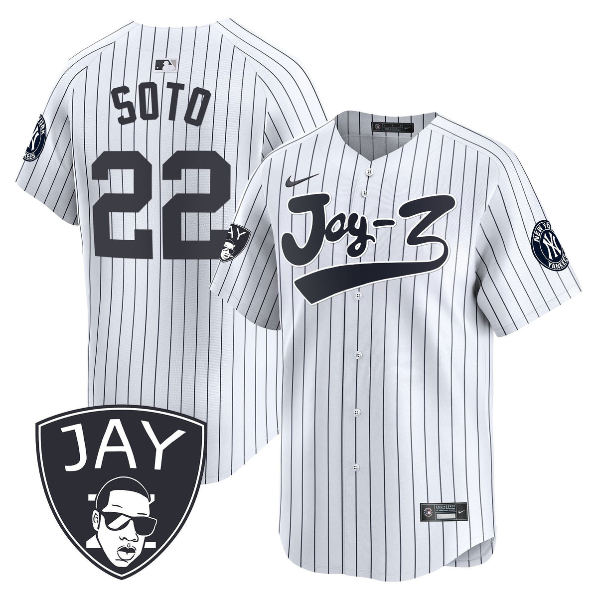 Juan Soto 22 New York Yankees Jay-Z Men Jersey - White