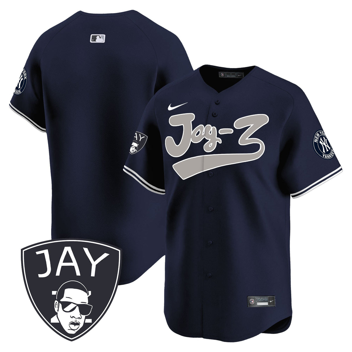 New York Yankees Jay-Z Men Jersey - Navy