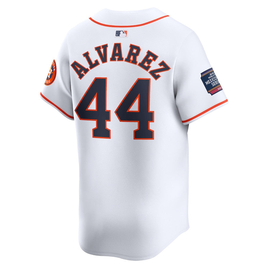 Yordan Alvarez 44 Houston Astros 2024 MLB World Tour Mexico City Series Home Limited Jersey - White