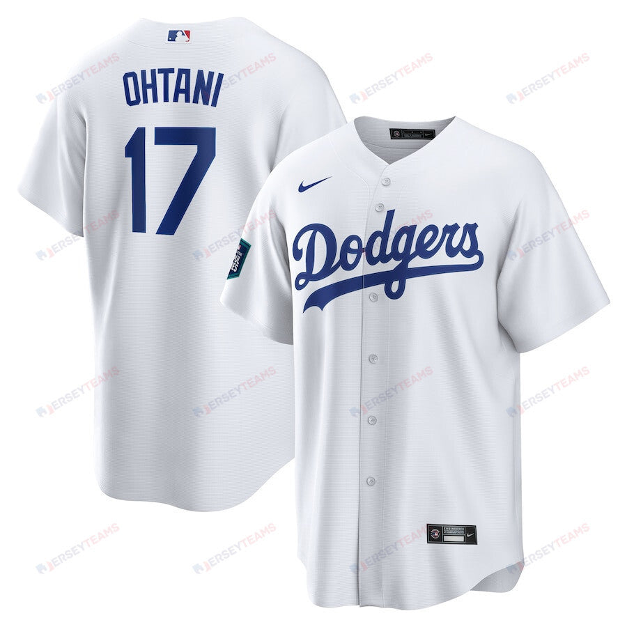 Shohei Ohtani 17 Los Angeles Dodgers 2024 MLB World Tour Seoul Series Home Jersey - White