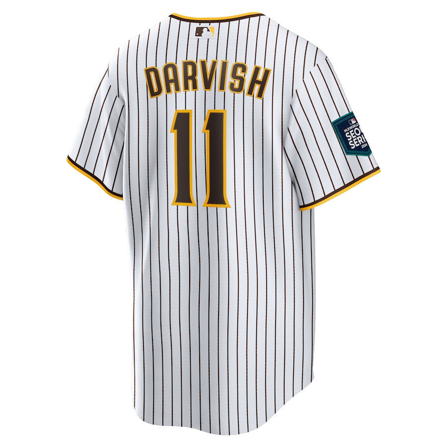 Yu Darvish 11 San Diego Padres 2024 MLB World Tour Seoul Series Home Jersey - White