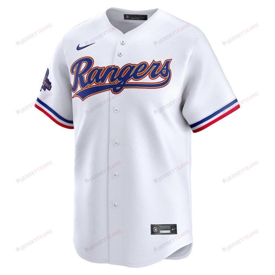 Corey Seager 5 Texas Rangers 2024 Gold Collection Limited Jersey - White