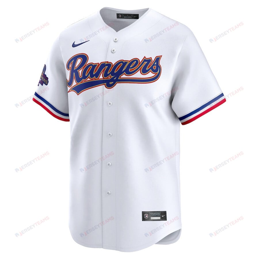 Max Scherzer 31 Texas Rangers 2024 Gold Collection Limited Jersey - White