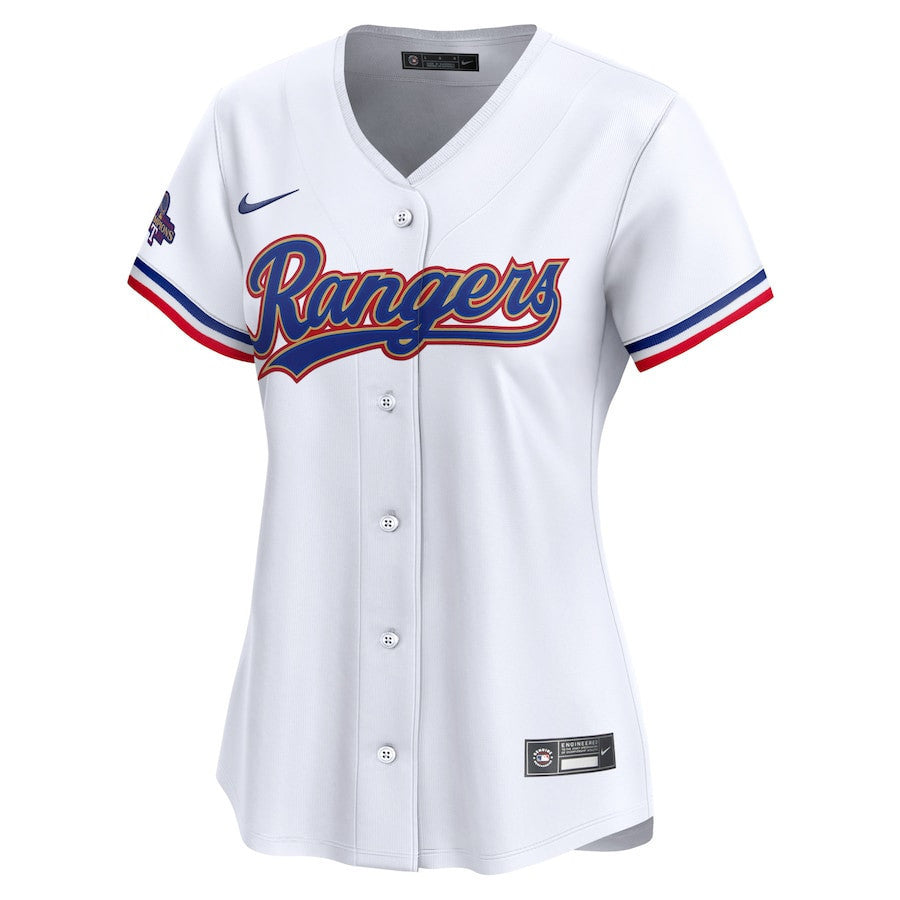 Marcus Semien 2 Texas Rangers 2024 Gold Collection Limited Jersey - Women White
