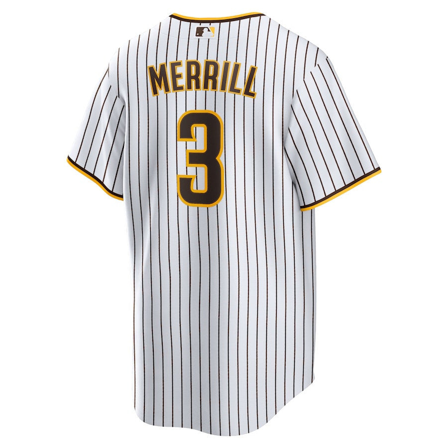 Jackson Merrill 3 San Diego Padres Home Men Jersey - White