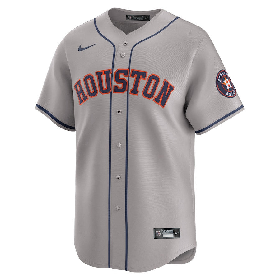 Houston Astros Away Limited Men Jersey - Gray