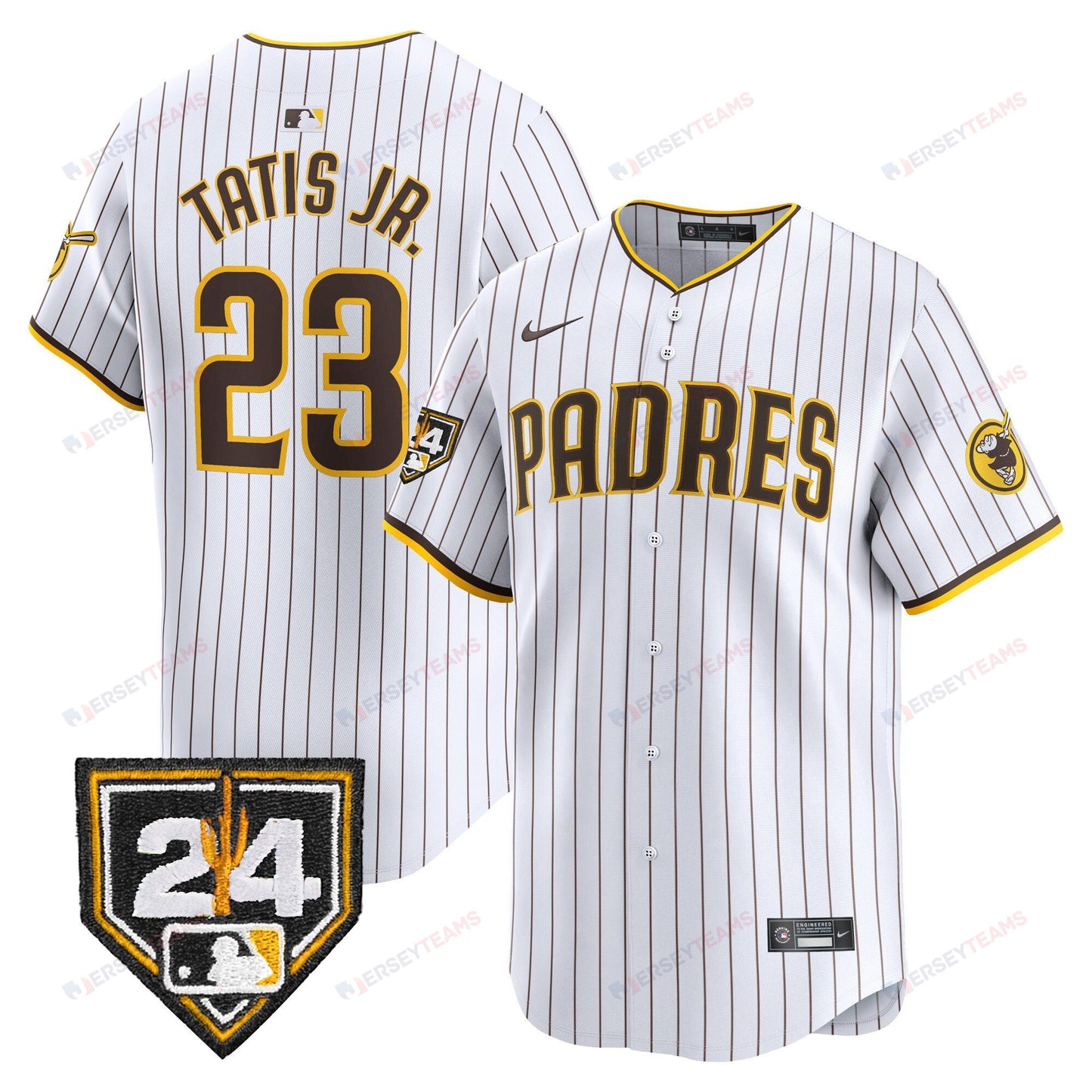 Fernando Tatis Jr. 23 San Diego Padres 2024 Spring Training Men Jersey - White