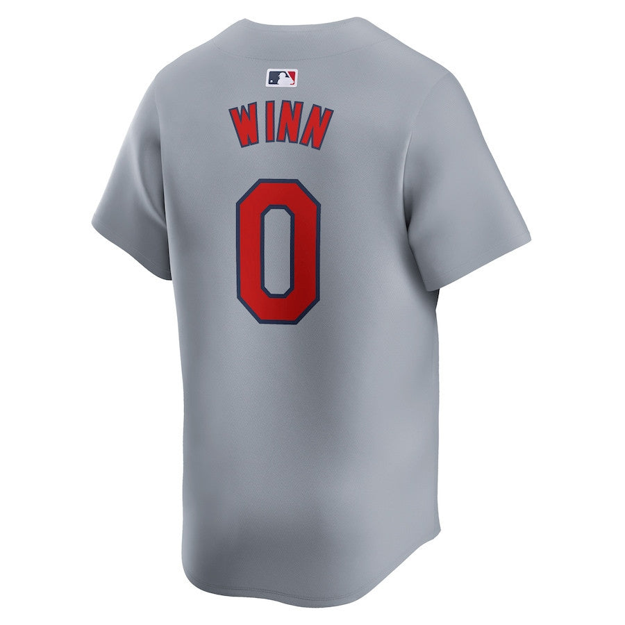 Masyn Winn 0 St. Louis Cardinals Away Limited Men Jersey - Gray
