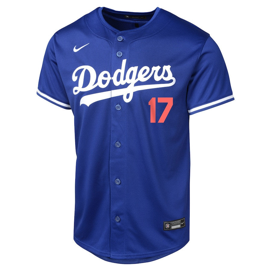 Shohei Ohtani 17 Los Angeles Dodgers Alternate Limited YOUTH Jersey - Royal