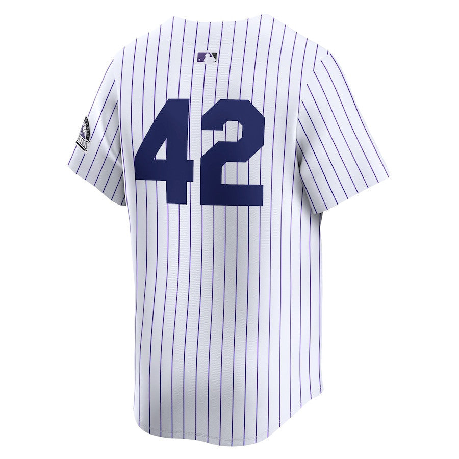 Colorado Rockies 2024 Jackie Robinson Day Home Men Limited Jersey - White