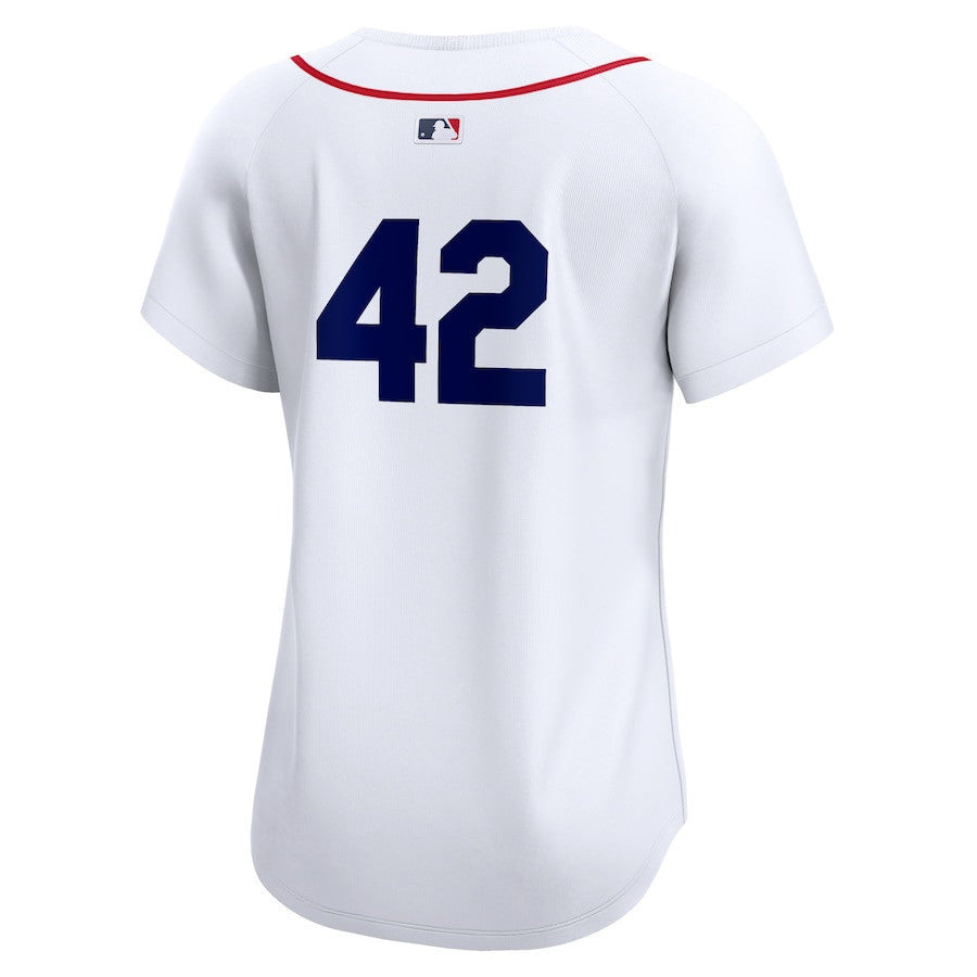 Boston Red Sox 2024 Jackie Robinson Day Home Limited Women Jersey - White